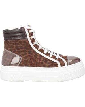 Pollini Trainers Textile Fibres - Brown