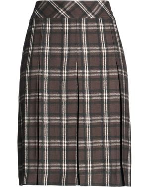 ERMANNO FIRENZE Chocolate Midi Skirt Viscose - Grey