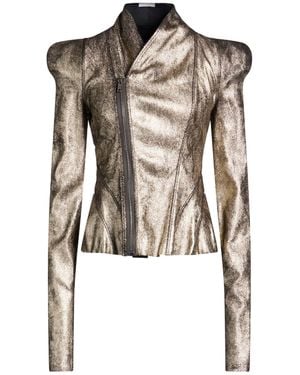 Rick Owens Jacket Viscose, Polyamide, Elastane - Metallic