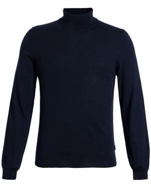 BOSS Rollkragenpullover - Blau