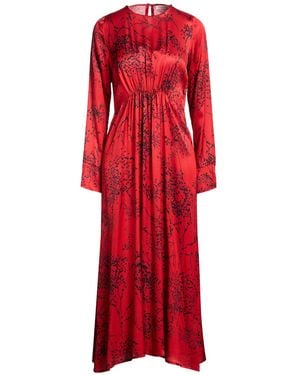 Manila Grace Midi Dress Vinyon - Red