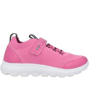 Geox Fuchsia Sneakers Textile Fibers - Pink