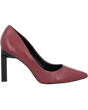 Carrano Brick Court Shoes Leather - Pink