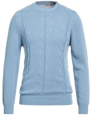 Daniele Alessandrini Jumper Viscose, Polyamide, Wool, Cashmere - Blue