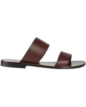 Celine Sandals Leather - Brown