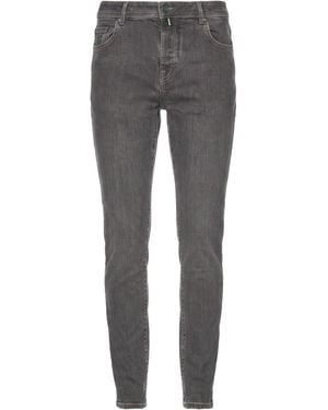 Luigi Borrelli Napoli Jeans Polyester, Cotton - Gray