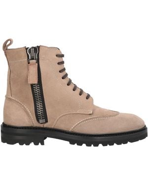 Kiton Ankle Boots Calfskin - Natural