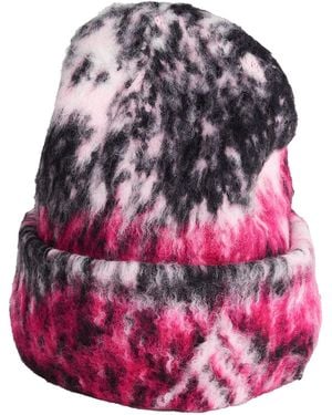 The Attico Garnet Hat Virgin Wool, Acrylic - Pink