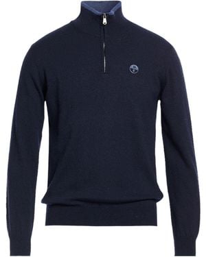North Sails Midnight Jumper Polyamide, Viscose, Wool, Cashmere - Blue