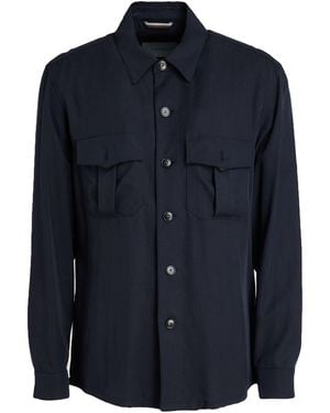 Canali Shirt Lyocell - Blue