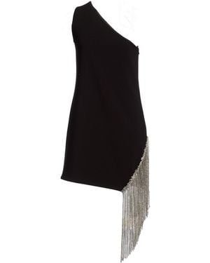 Amen Mini Dress Polyester, Viscose, Elastane - Black