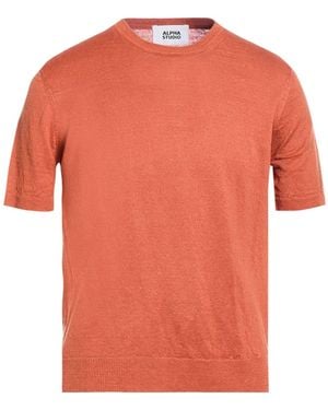 Alpha Studio Jumper Hemp - Orange