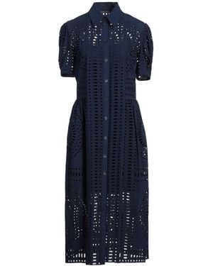 Alberta Ferretti Midi Dress - Blue