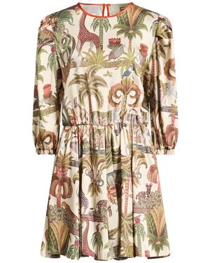 5 PROGRESS Mini Dress Polyester - Natural