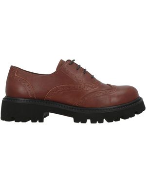 SOFIA MARE Lace-Up Shoes Leather - Brown