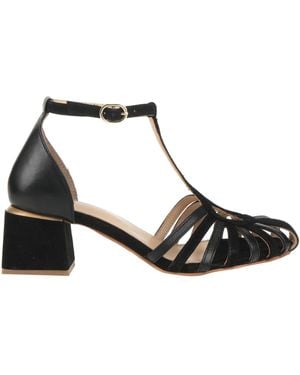CafeNoir Sandals Leather - Black