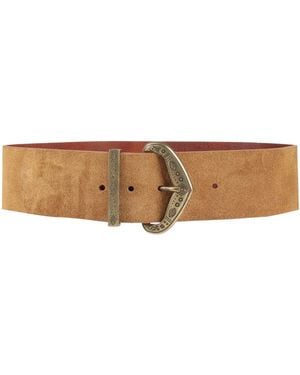 Ba&sh Belt Cowhide - White