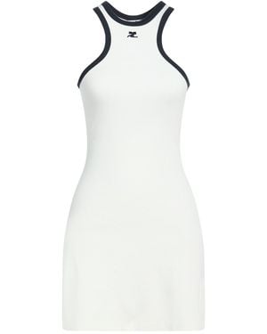 Courreges Mini Dresses - White