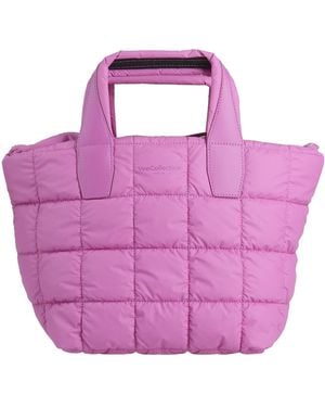 VEE COLLECTIVE Handbag Nylon, Textile Fibers - Pink