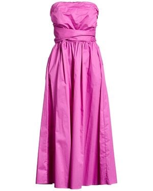 Rebel Queen Midi Dress - Pink