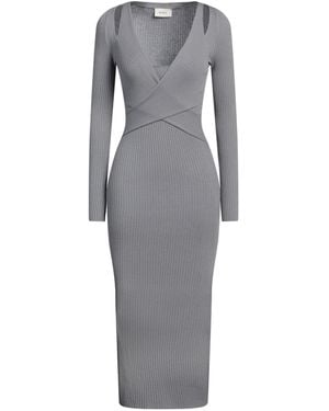 ViCOLO Midi Dress Viscose, Polyester - Gray