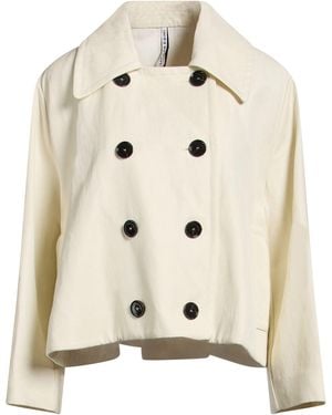 Liviana Conti Ivory Jacket Viscose, Linen, Polyester - Natural