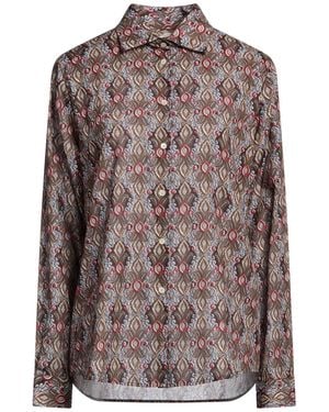 Massimo Alba Shirt Cotton, Cashmere - Brown