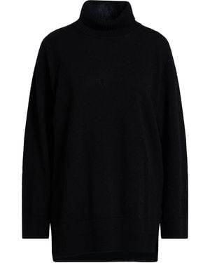 Alpha Studio Rollkragenpullover - Schwarz