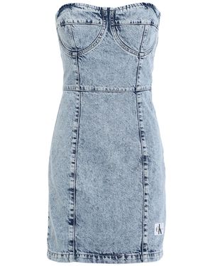 Calvin Klein Vestito Corto - Blu