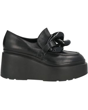 Elena Iachi Loafers Leather - Black