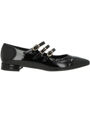 Ovyè Ballet Flats Textile Fibers - Black