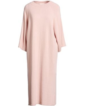 ViCOLO Blush Midi Dress Viscose, Polyamide, Wool, Cashmere - Pink