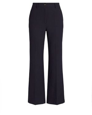 SOLOTRE Midnight Pants Polyester, Virgin Wool, Elastane - Blue