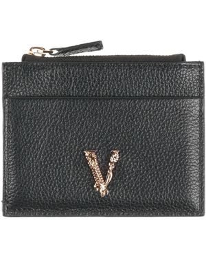 Versace Cardholders - Black