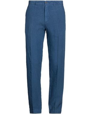 120% Lino Trouser - Blue