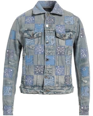 Amiri Palm Tree Denim Jackets for Men Up to 70 off Lyst