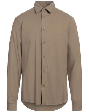 Sandro Khaki Shirt Cotton - Brown