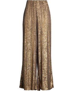 Norma Kamali Trousers Polyester, Elastane - Natural