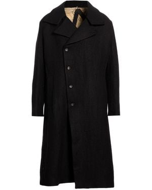 Masnada Coat Hemp, Wool - Black