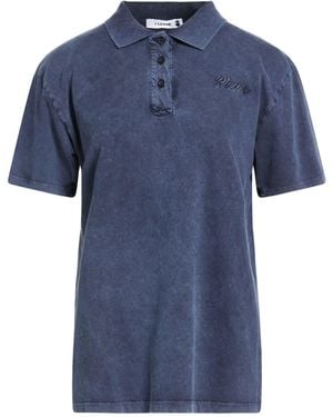 Please Polo Shirt Cotton, Elastane - Blue