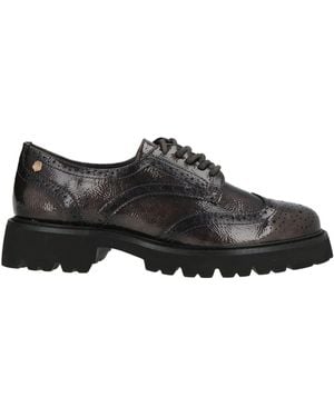 Carmela Dark Lace-Up Shoes Synthetic Material - Brown