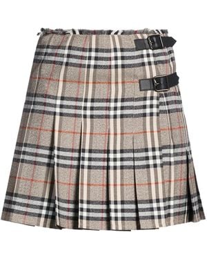 Burberry Mini Skirt Wool - White