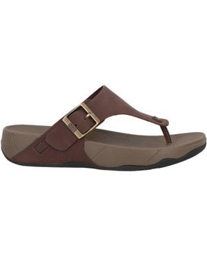 Fitflop Thong Sandal Leather - Brown