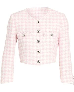 Tagliatore 0205 Jacket Viscose, Polyester, Linen - Pink