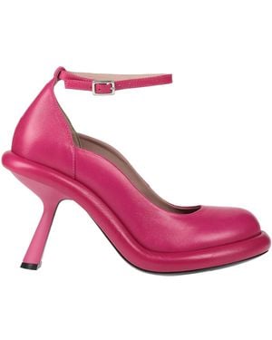 Vic Matié Court Shoes Leather - Pink