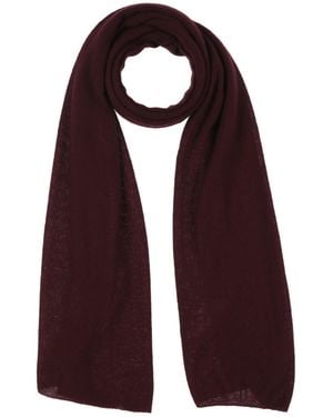 Boglioli Plum Scarf Wool, Cashmere - Purple