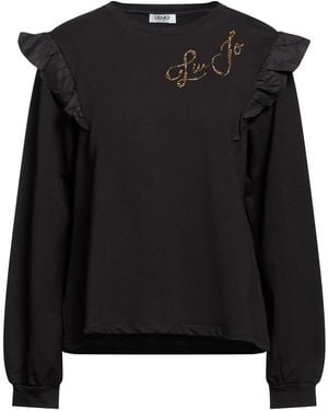 Liu Jo Sweatshirt Cotton, Elastane - Black