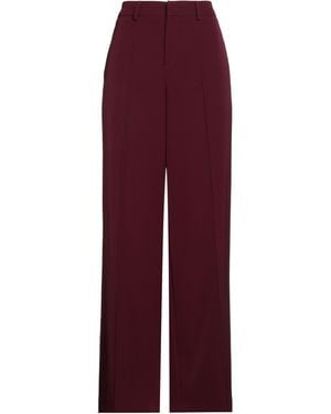 Liu Jo Better Pants Polyester, Elastane - Red