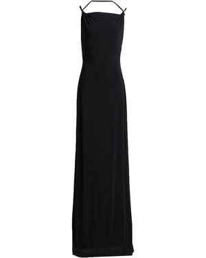 Marine Serre Maxi Dress Viscose, Elastane - Black