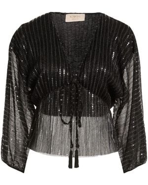 Kaos Top Polyester, Metal - Black